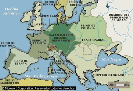 regiones de europa delineation