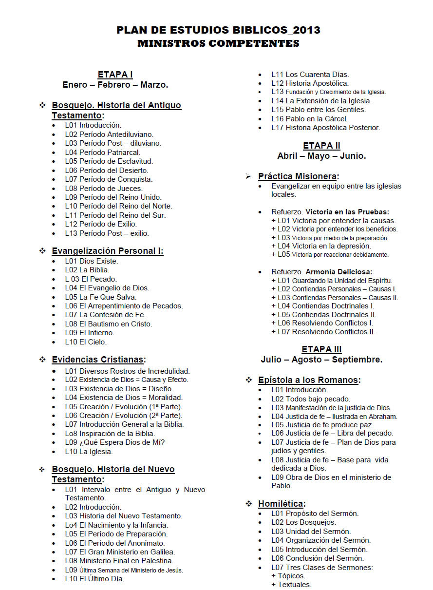 PDF página 1 de Ministros Competentes Plan de Estudio por Johonatan de Honduras.