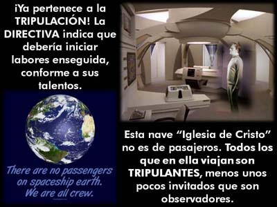 Imagen (diapositiva-slide) 16 para el texto completo del sermón Naves espaciales, en editoriallapaz.