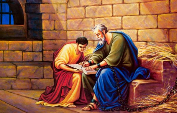 Estando en una cárcel en la gran ciudad de Roma, capital del Imperio Romano, alrededor del año 62 d. C., el apóstol Pablo escribe su primera epístola al evangelista Timoteo.