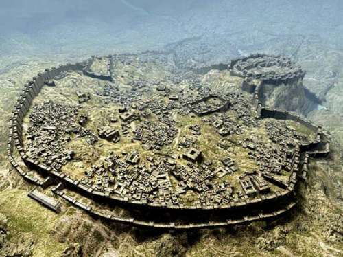 Esta fotografía de las ruinas de Hattusa, capital del gran Imperio Hitita, ilustra el intercambio Por eso y mucho más soy ateo, en editoriallapaz.