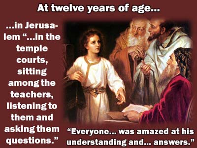 Slide 3, of Lesson 1, of the series The young Jesus Christ: His family-social-secular-religious world from twelve to thirty years of age.
