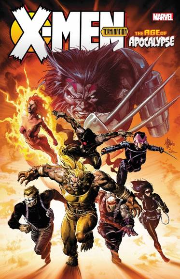 Una fotografía de la carátula de la publicación de Marvel intutulada X-MEN, the Rise of the Apocalypse.