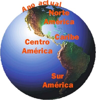 Una imagen artística realista del globo terráqueo con los mares en tonalidades de azul y los continentes en alto relieve.