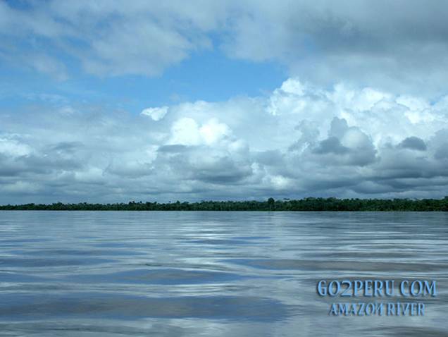 El río Amazonas es el más caudaloso del mundo.
