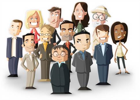 A group of people in suits  Description automatically generated with medium confidence