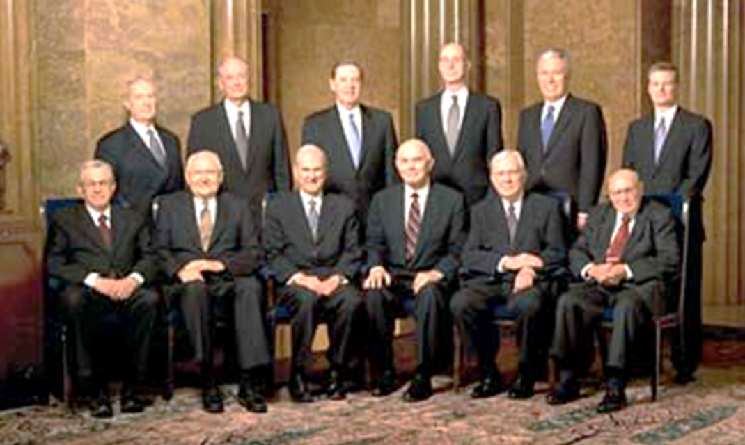 Los doce 'apóstoles' de la Iglesia Mormona figuran entre los 'falsos apóstoles' de actualidad.