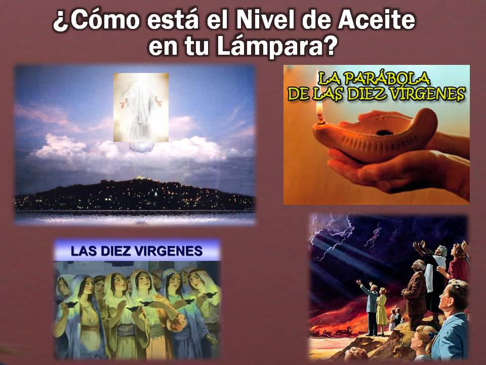 Esta es la imagen (diapositiva) 2, de once, para el tema ¿Cómo está el nivel de aceite en tu lámpara?, por Jorge Ginés López, en editoriallapaz.