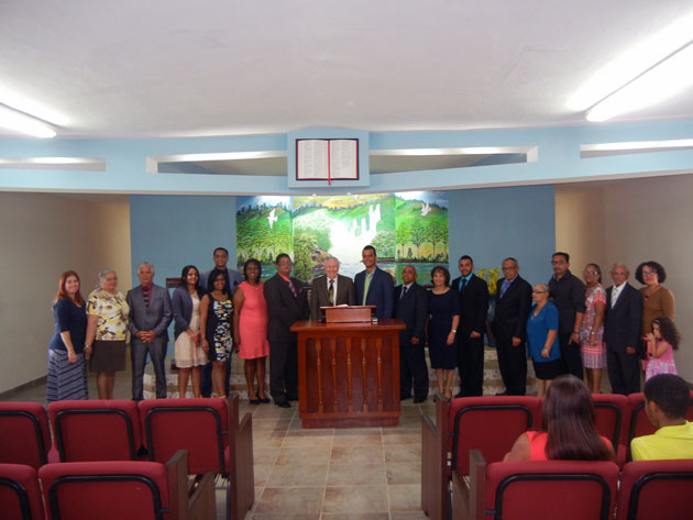 Three elders and two deacons were named for the Gurabo, Puerto Rico Church of Christ in a ceremony conducted after the worship service, Sunday morning, April 24, 2016. 