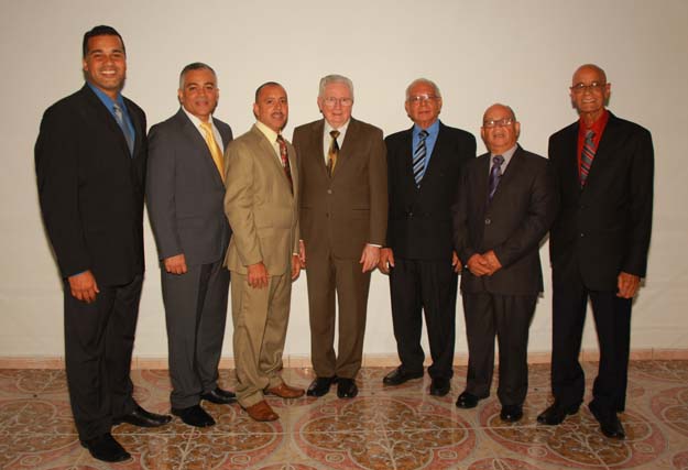 Elders and deacons of the Bayamon, Puerto Rico church of Christ, appointed Dec. 06, 2015, together with Dewayne Shappley, evangelist.