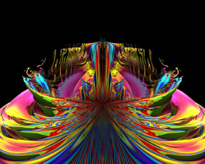 La organización concebida por Dios para la iglesia que él mismo ideó representada por aspectos de un fractal.