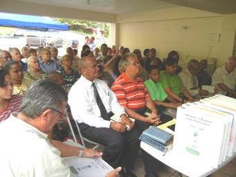 Some members of the Gurabo, Barrio Cubuy and Loiza, Puerto Rico churches met on a Sunday afternoon at Juan and Lucy Camilo’s house to celebrate the establishment of these congregations some forty-one years ago. 