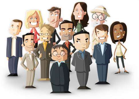 A group of people in suits  Description automatically generated with medium confidence