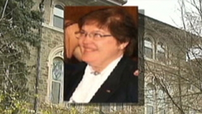 Sister Marie Thornton charged with embezzling $850,000 from Iona College for gambling purposes.