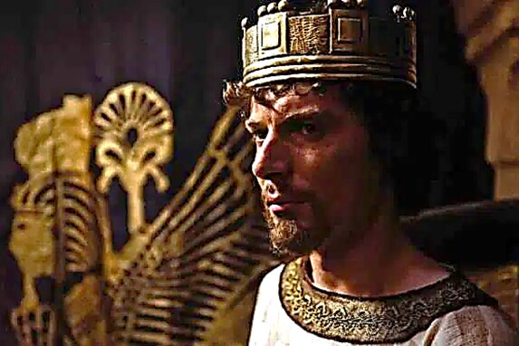 Una pintura que representa al rey Sedequías de Israel, rey y pueblo que Dios trataba de salva hasta ue no hubo ya remedio